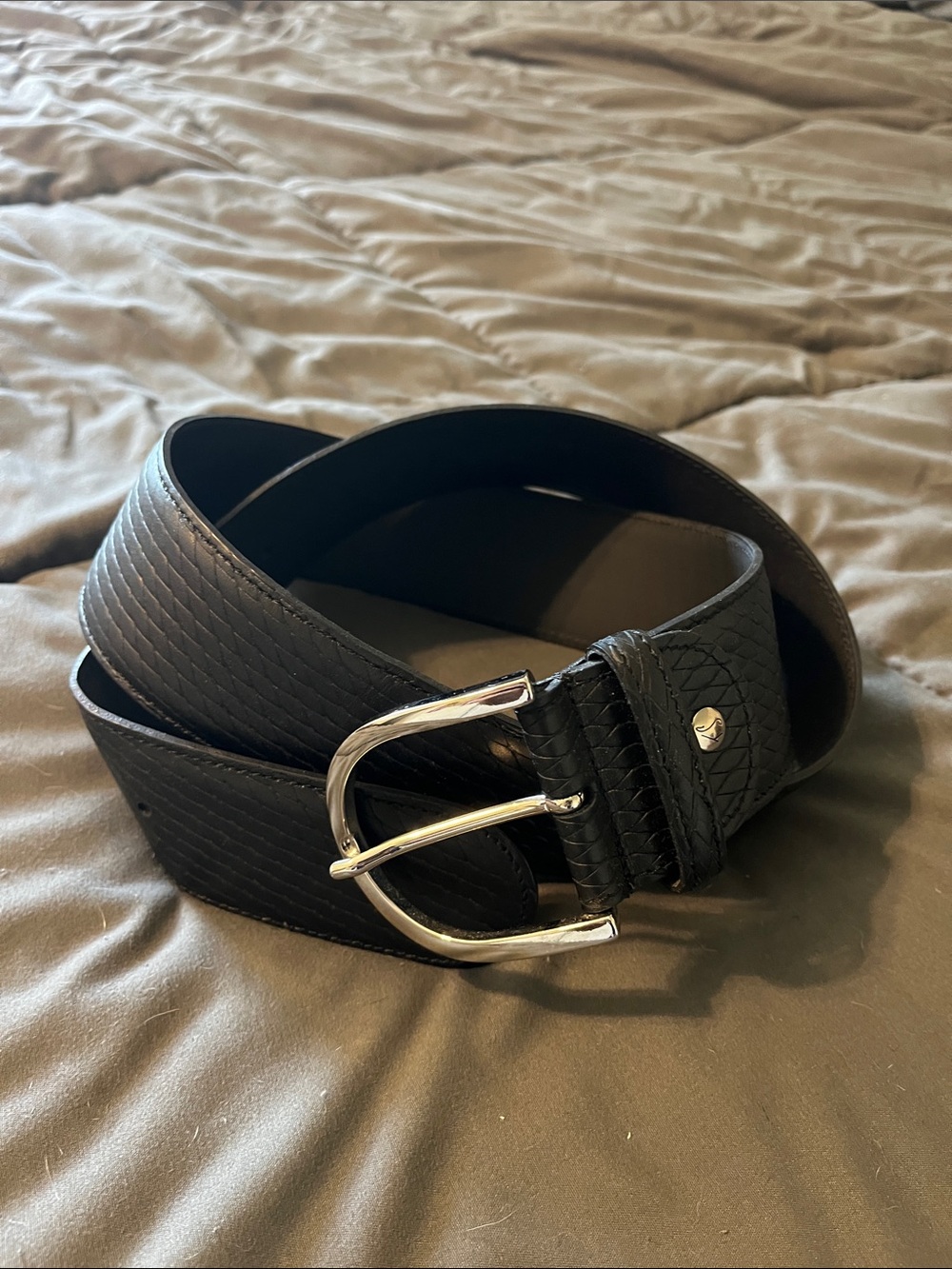 Tailored Sportsman Leather Belt - Black